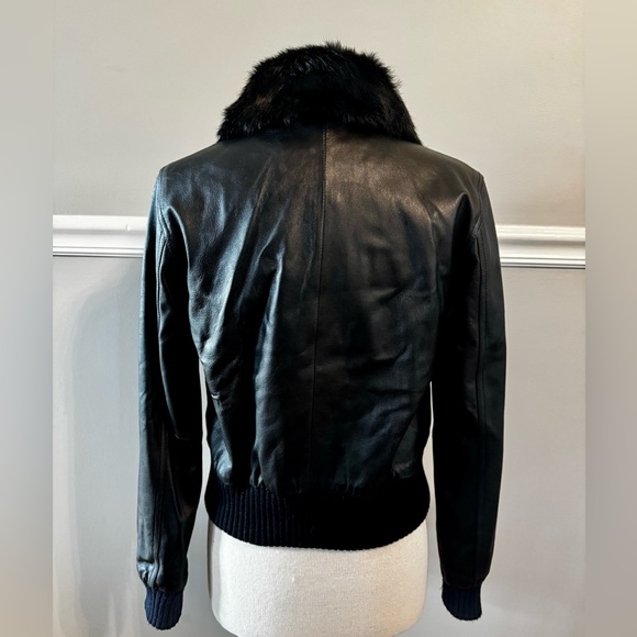 ID Entity by Lord & Taylor Moto Bomber Jacket with Removable Faux Fur Collar - Picture 3 of 14